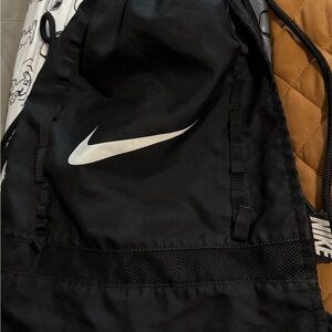 Nike Black and White Sports Sack